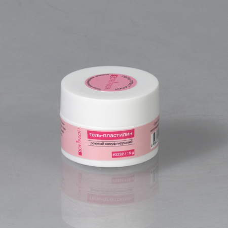 Гель-пластилин супер густой для моделирования ногтей Тон 3232 Sofiprofi, 15 мл